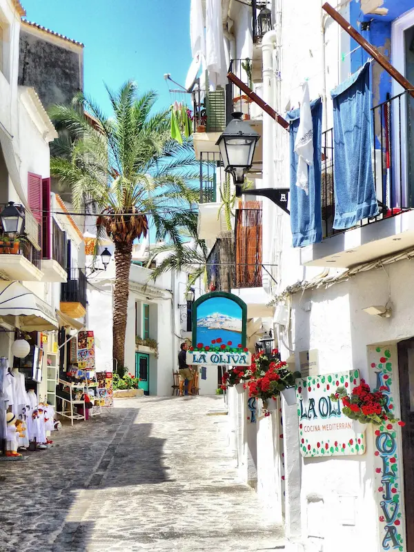 Ibiza town spain