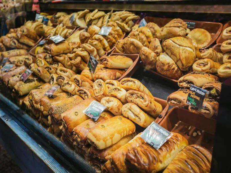 pastries in la rambla barcelona spain