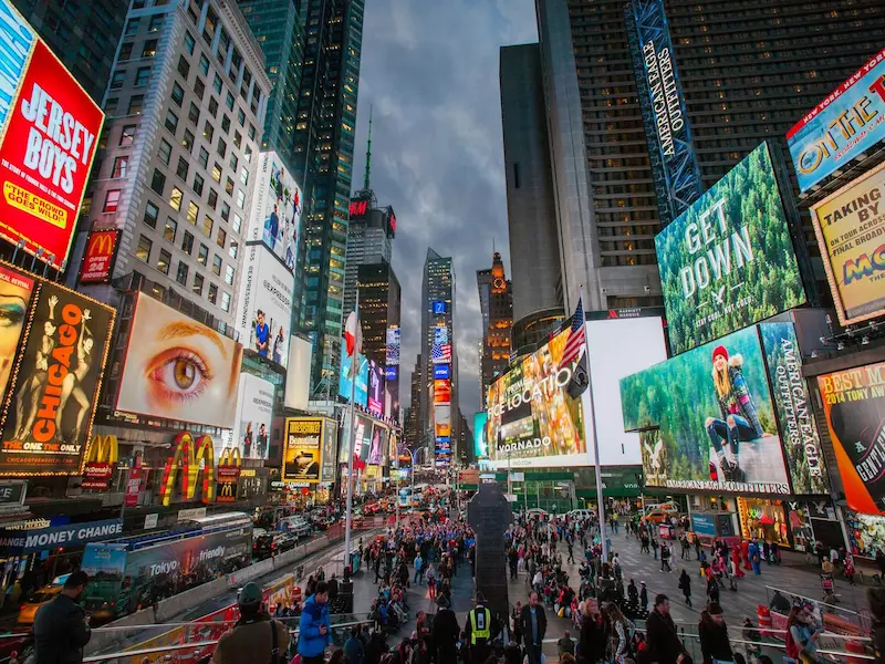Times Square in New York City